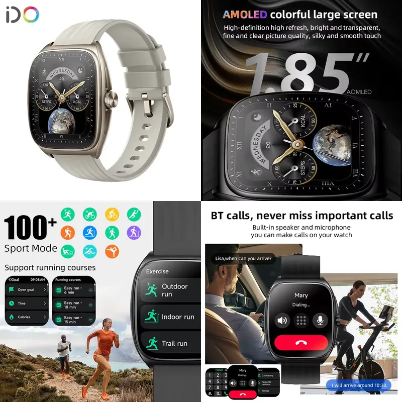 Smartwatches - 2025 패션 남성 스마트워치 제조업체 1.85인치