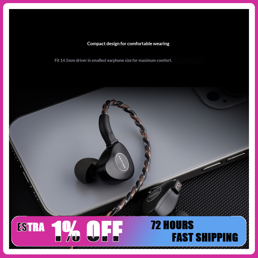 Planar Magnetic Iem Earphones - KEFINE Klanar 14.5mm 평면형 마그네틱 드라이버