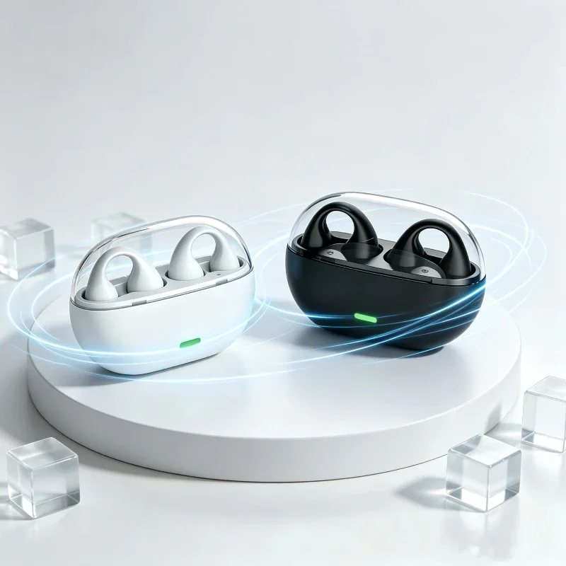 Open Ear Air Conduction Headphones - 블루투스 헤드셋 5.3 무선 공기전도 헤드폰