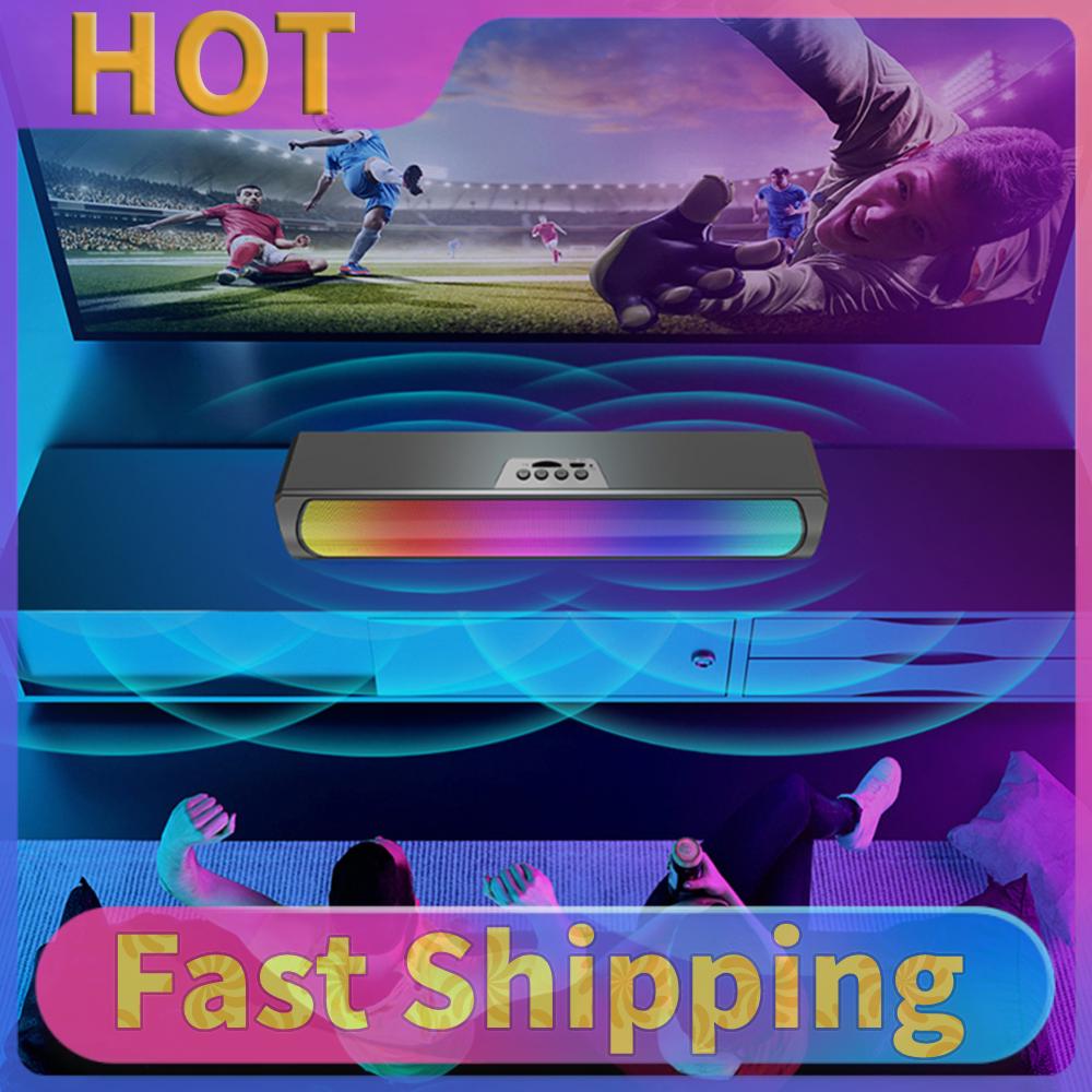 Rgb Computer Soundbar For Pc - 휴대용 컴퓨터 사운드 바 스피커 RGB