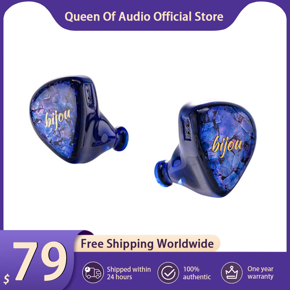 Planar Magnetic Iem Earphones - 새로운 QoA Bijou 헤드폰 1DD+1BA+1BCD 인이어