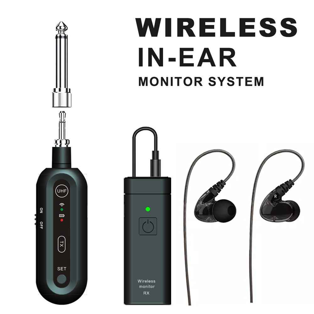 In Ear Monitors For Singers - M1 모노럴 무선 모니터링 시스템 UHF