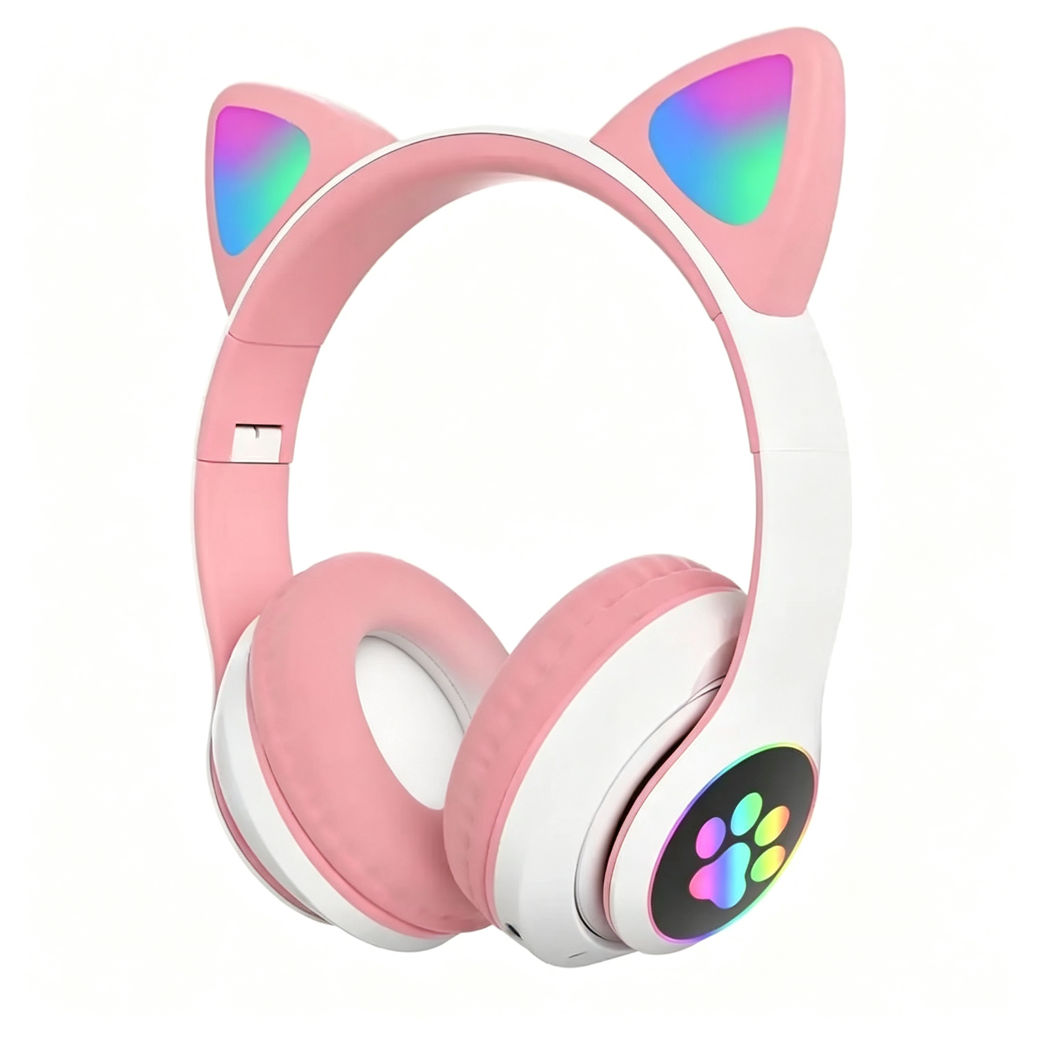 Cat Ear Bluetooth Headset Led - 귀여운 고양이 귀 블루투스 호환 헤드셋
