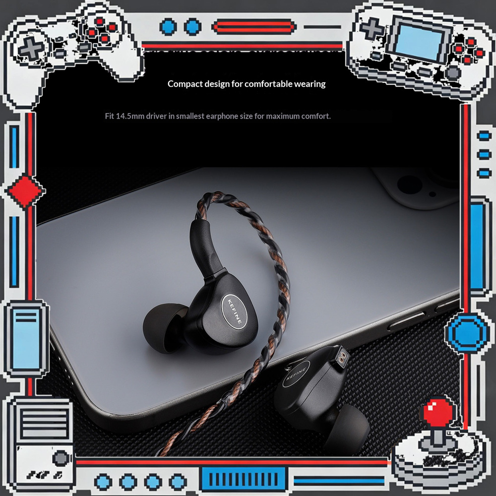 Planar Magnetic Iem Earphones - KEFINE Klanar 14.5mm 평면형 마그네틱 드라이버