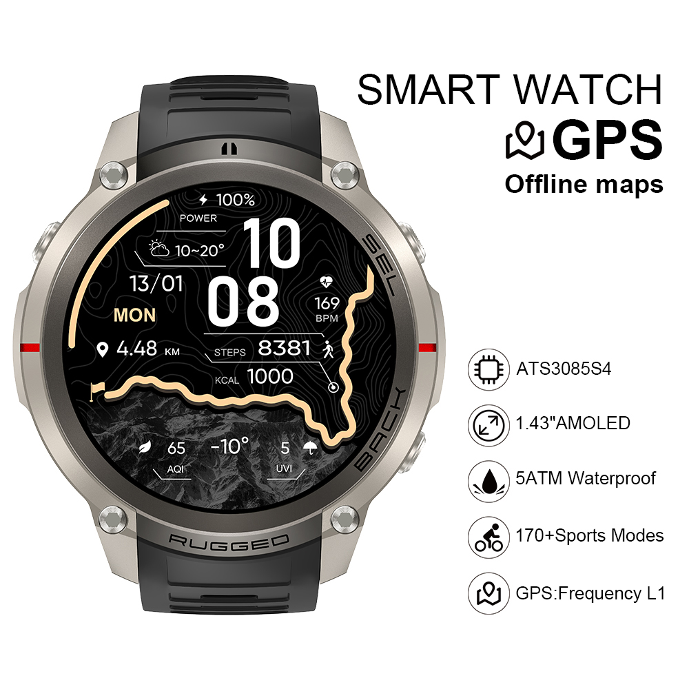 Smartwatches - 2026 DM59 스마트워치 오프라인 지도 내장