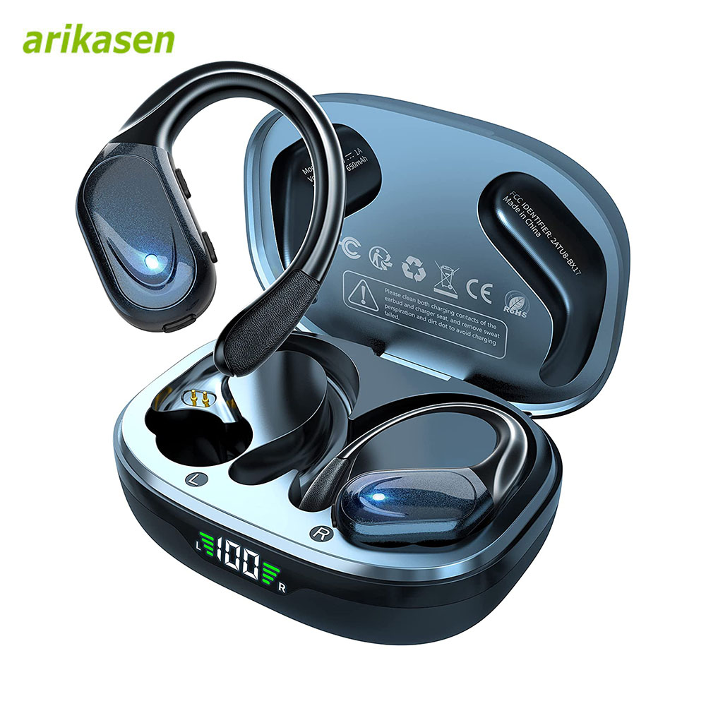 Anc Wireless Over Ear Headphones - 무선 이어버드 스포츠 블루투스 5.3 헤드폰,