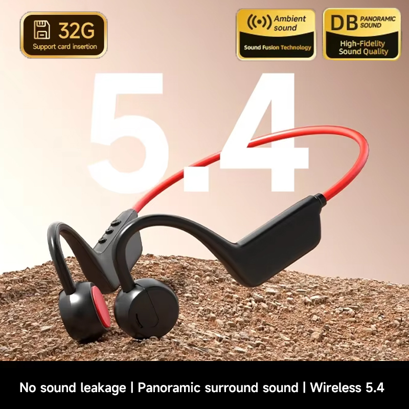 Bone Conduction Running Headphones - 골전도 블루투스 이어버드 IPX8 러닝 스포츠