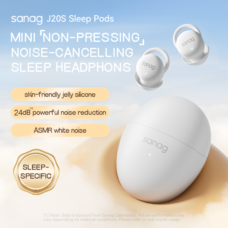 Sleep Mask Headphones Bluetooth - 사낙 J20 무선 이어폰 수면팟 블루투스