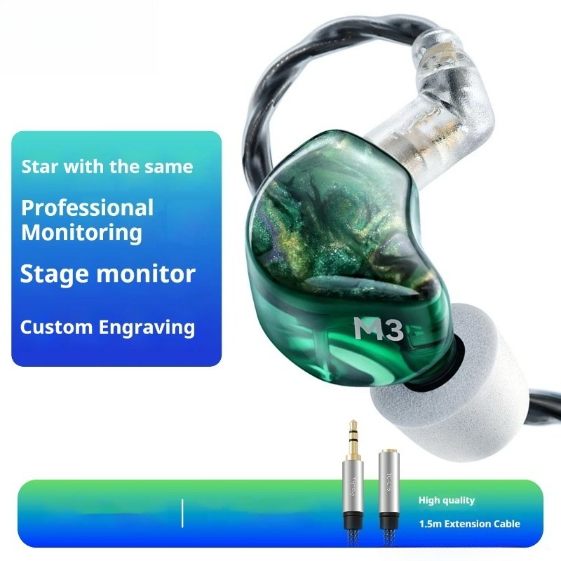 In Ear Monitors For Singers - M3 모니터링 이어폰 인이어 유선 고해상도