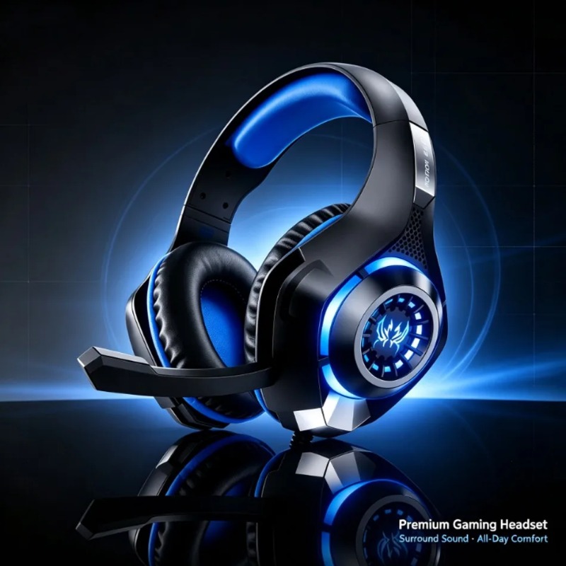 유선 게이밍 헤드셋 오버이어 노이즈 캔슬링 마이크 RG - Gaming Headset With Mic Rgb 리뷰 및 가격