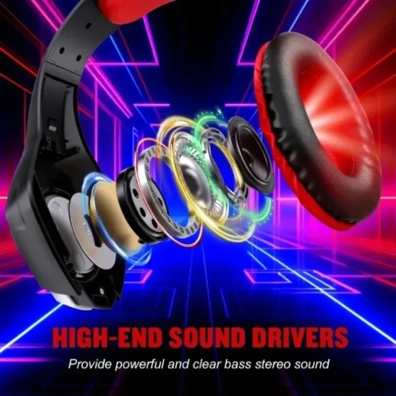 유선 게이밍 헤드셋 오버이어 노이즈 캔슬링 마이크 RG - Gaming Headset With Mic Rgb 리뷰 및 가격