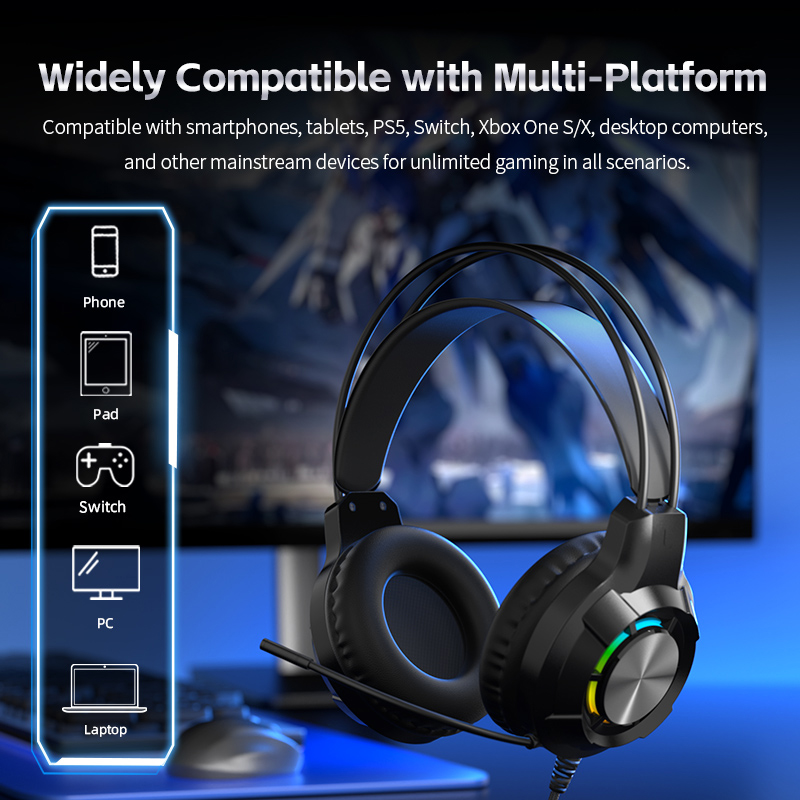 게임용 헤드셋 소음 차단 이어폰 게임용 헤드셋(마이크  - Gaming Headset With Mic Rgb 리뷰 및 가격