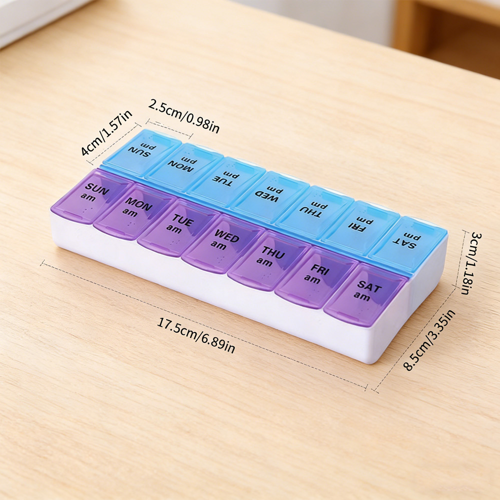 14개의 칸막이가 있는 독립형 알약 케이스 휴대용 약통 - Laptops 리뷰 및 가격