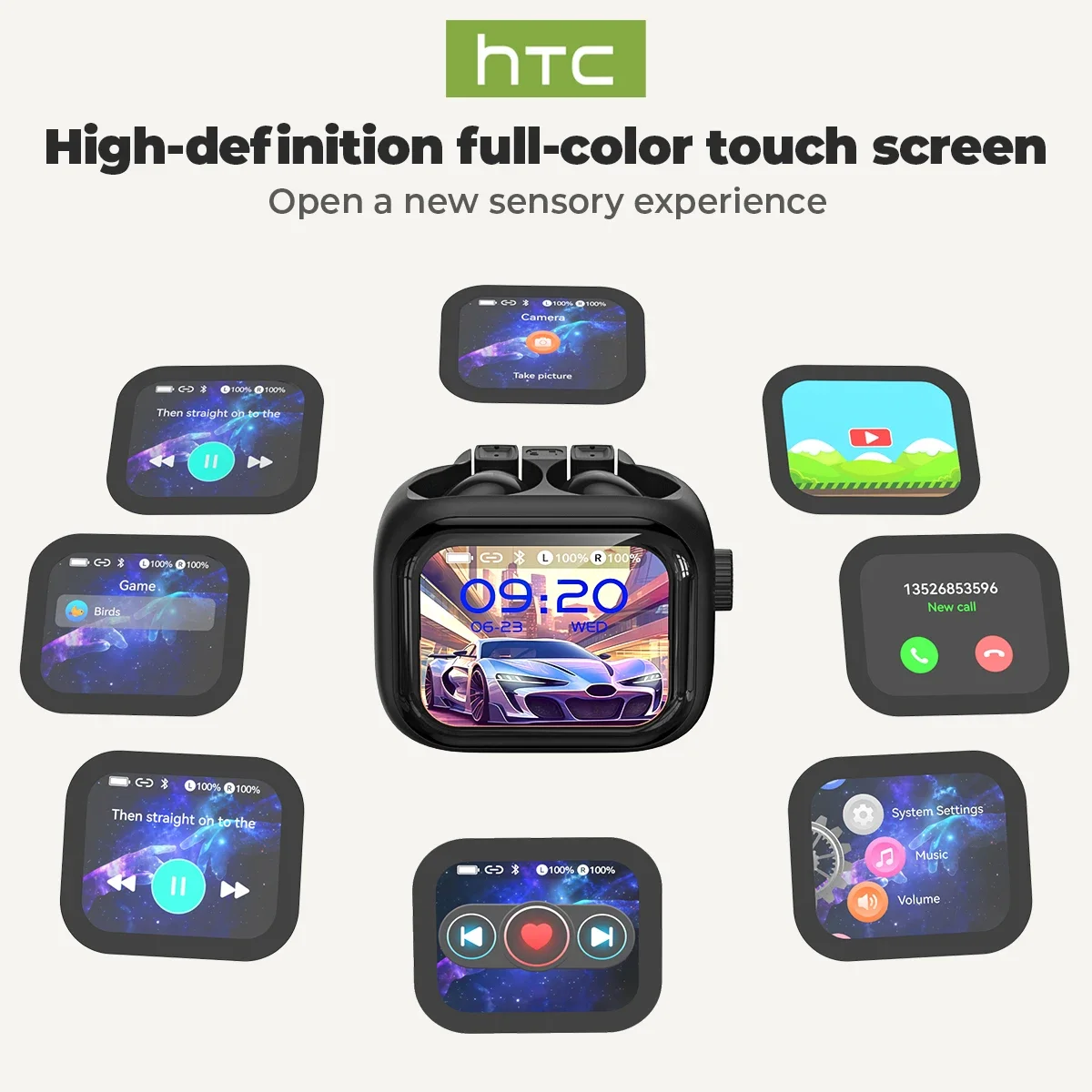 [울트라 HD 스크린] HTC NE40 이어폰 블루투스 - Open Ear Air Conduction Headphones 리뷰 및 가격