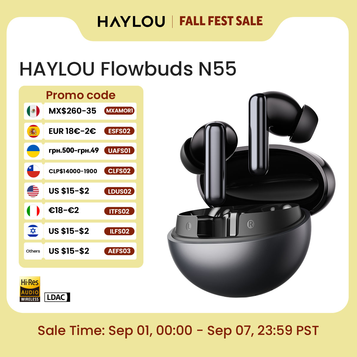 HAYLOU Flowbuds N55 무선 이어버드 54 - Type C Wired Earphones With Mic 리뷰 및 가격
