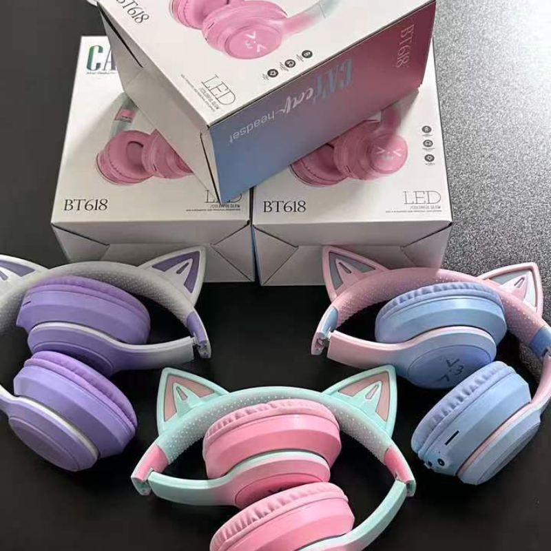 T28 무선 블루투스 헤드폰, LED 발광 고양이 귀  - Cat Ear Bluetooth Headset Led 리뷰 및 가격