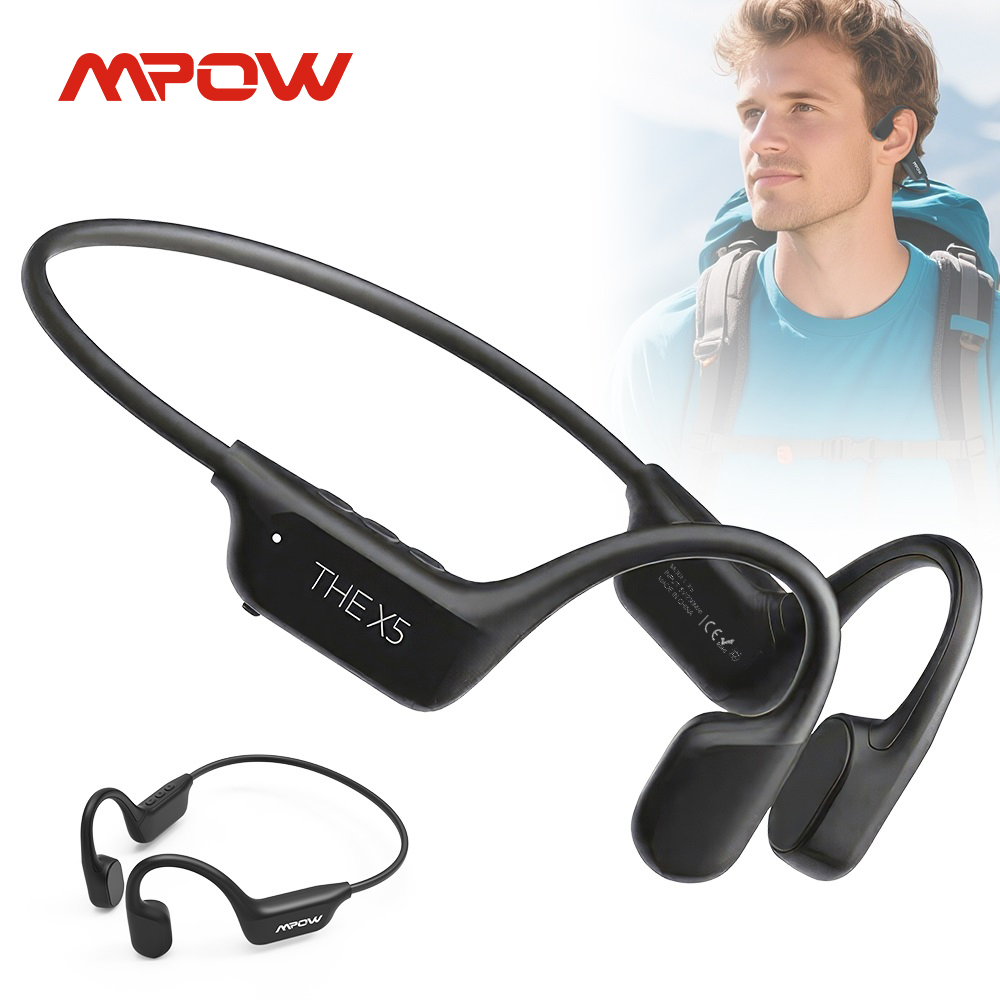 Mpow X5 골전도 헤드폰 오픈형 이어폰 블루투스 6 - Bone Conduction Running Headphones 리뷰 및 가격