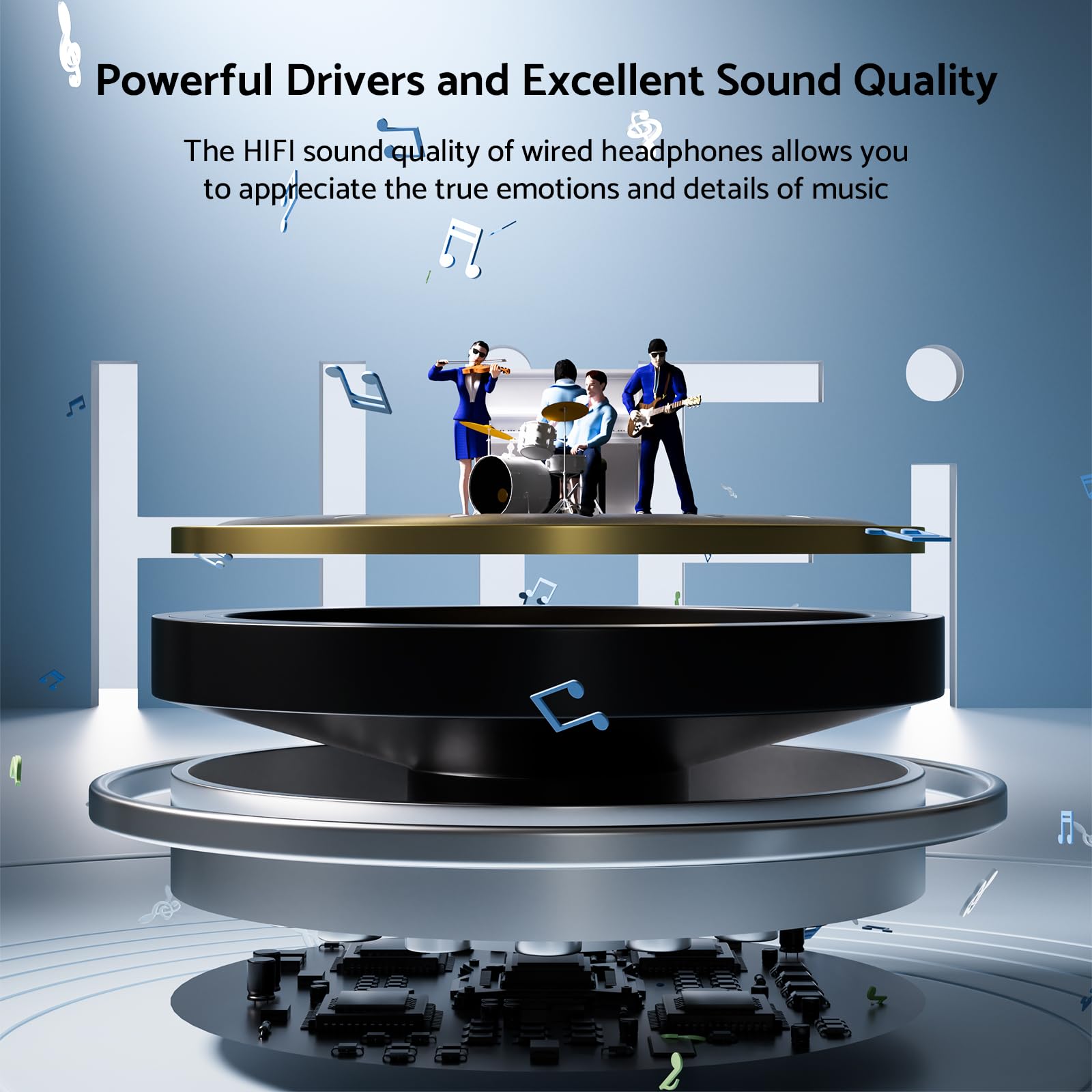 타입 C 3.5mm 하이파이 스테레오 유선 이어폰 중저 - Type C Wired Earphones With Mic 리뷰 및 가격