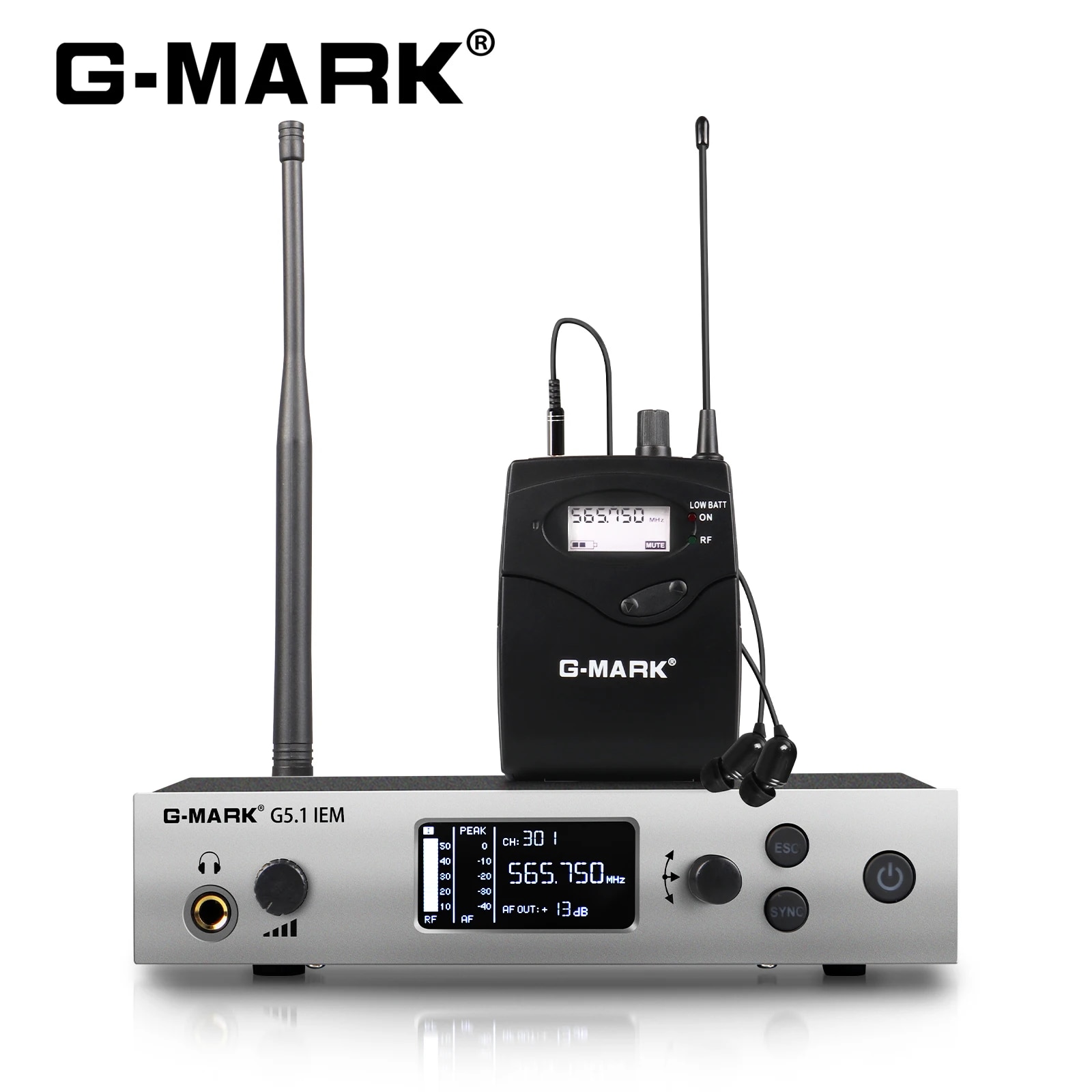 G-MARK 무선 인이어 모니터 시스템, UHF 모노  - In Ear Monitors For Singers 리뷰 및 가격