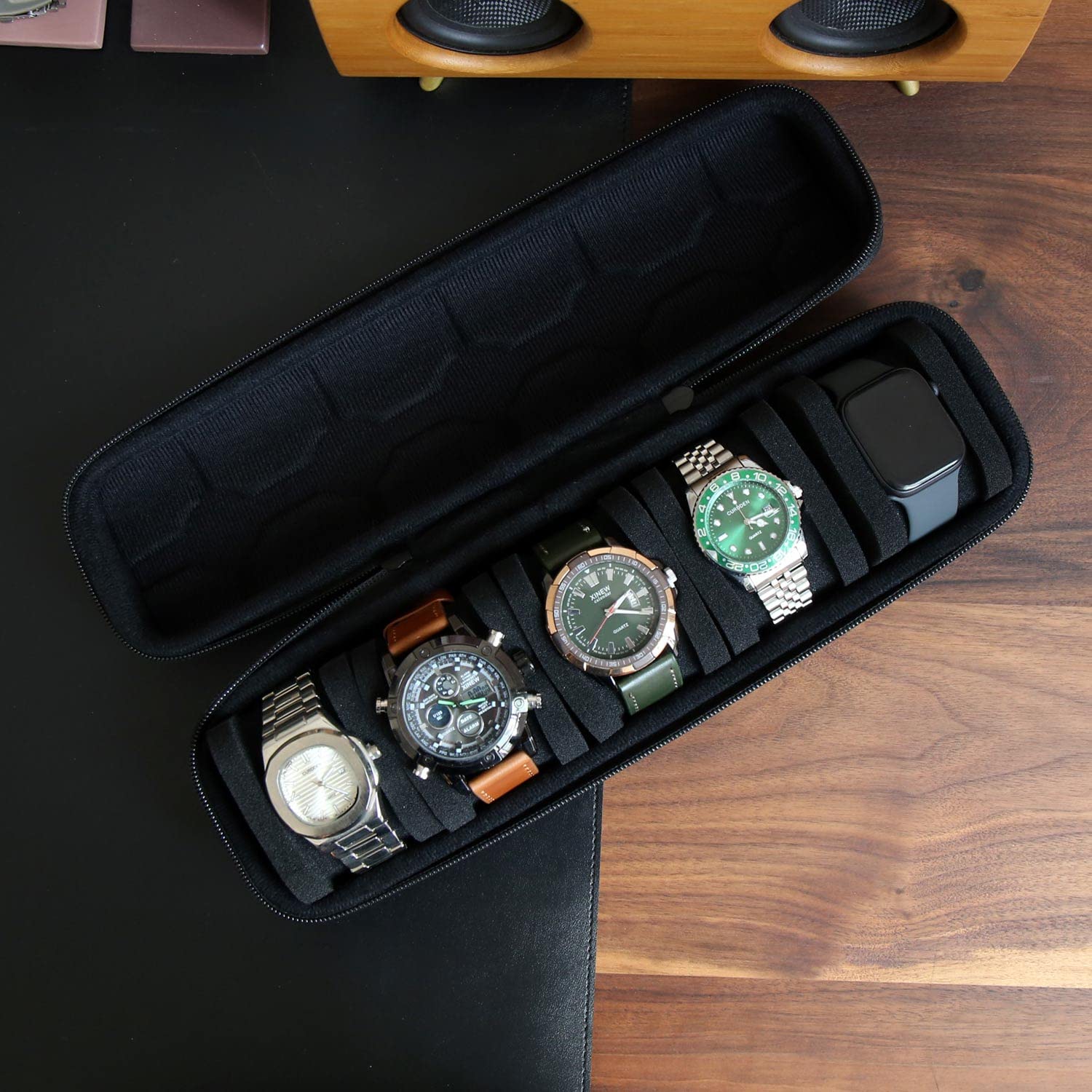 남성용 또는 여성용 시계 상자 정리함, 시계 여행용 케 - Smartwatches 리뷰 및 가격