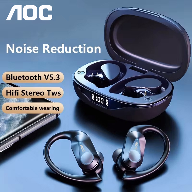 초이스 AOC 스포츠 헤드셋 무선 블루투스 6.0 이어 - Type C Wired Earphones With Mic 리뷰 및 가격