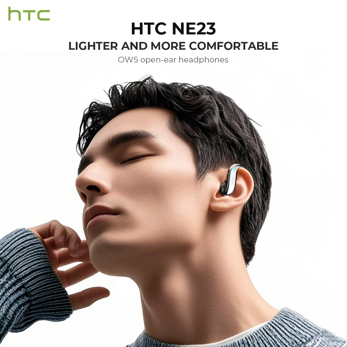 오픈 이어 블루투스 헤드폰 HTC 30시간 재생 무선  - Speakers 리뷰 및 가격