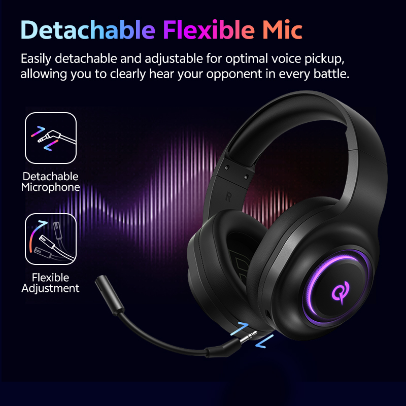 QCY Heroad V200 게이밍 헤드셋 (마이크 내 - Gaming Headset With Mic Rgb 리뷰 및 가격