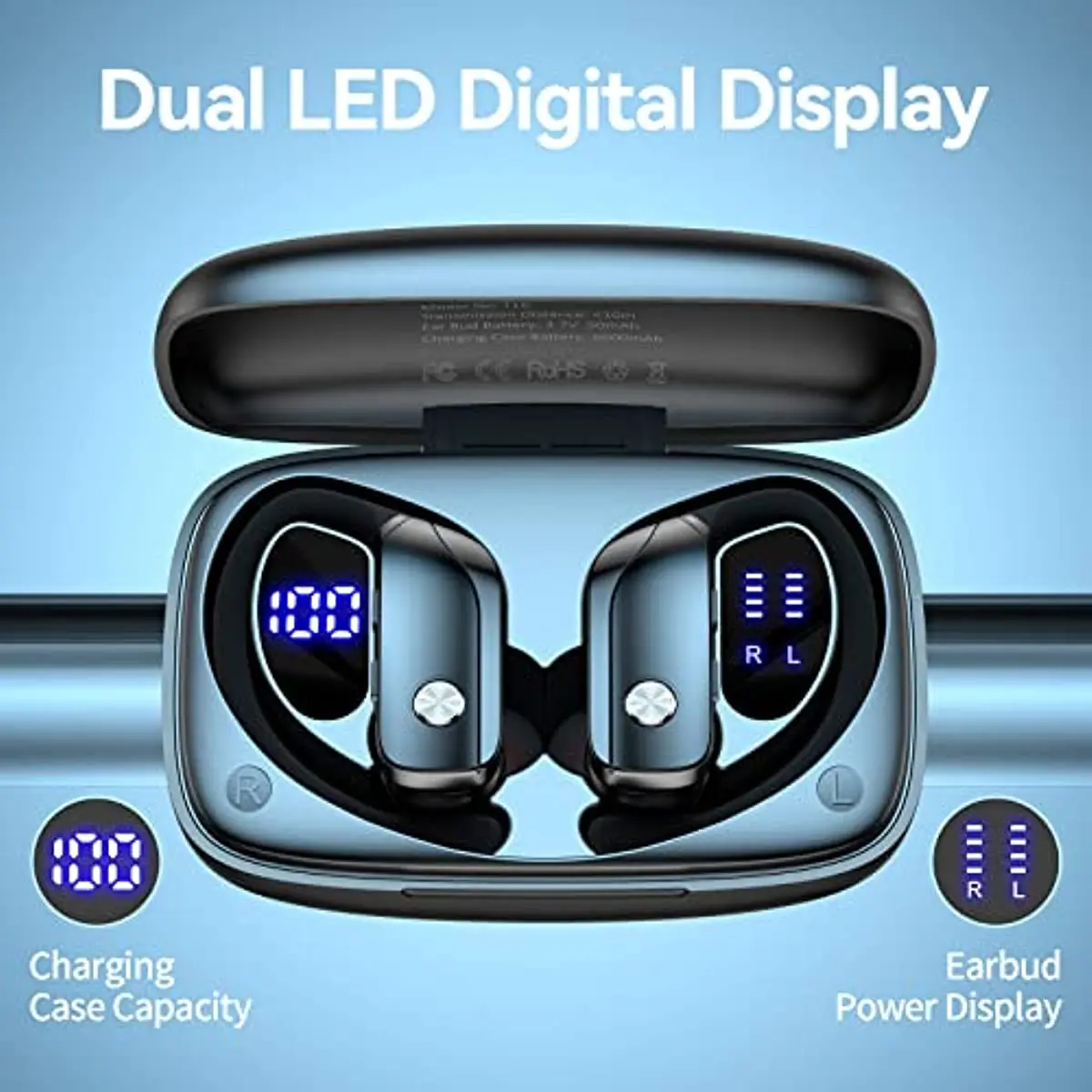 무선 이어버드 블루투스 헤드폰 48시간 재생 스포츠 이 - Open Ear Air Conduction Headphones 리뷰 및 가격