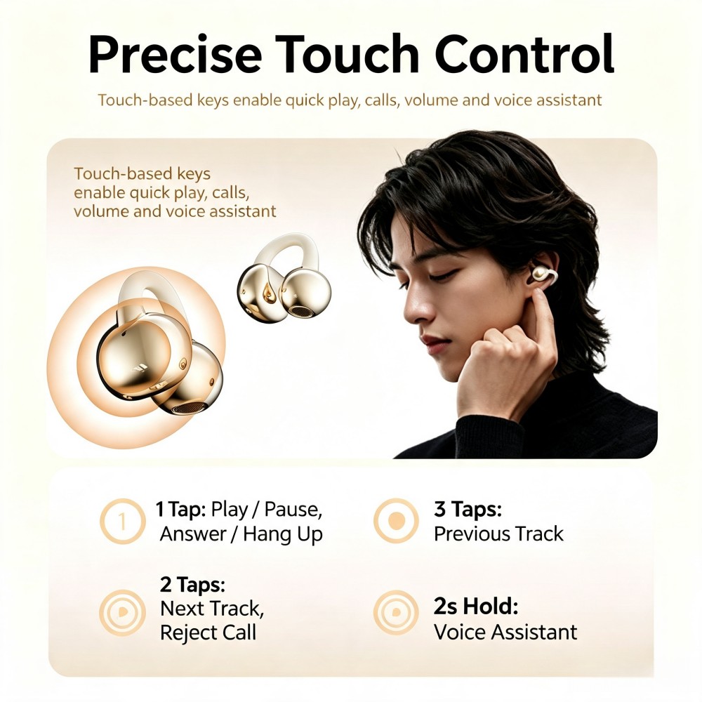 KEBIDUMEI 블루투스 6.0 이어폰 오픈형 이어클 - Open Ear Air Conduction Headphones 리뷰 및 가격