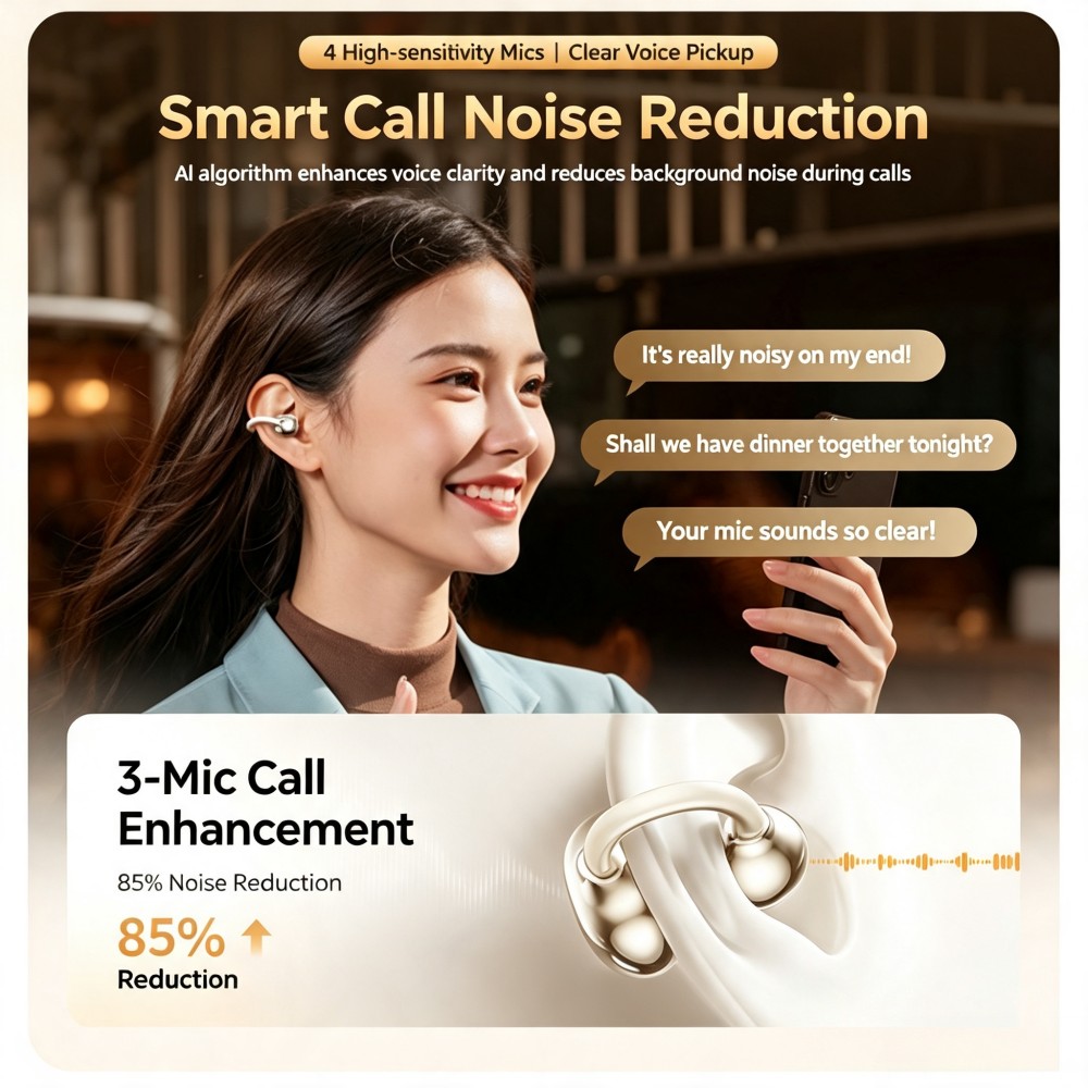 KEBIDUMEI 블루투스 6.0 이어폰 오픈형 이어클 - Open Ear Air Conduction Headphones 리뷰 및 가격