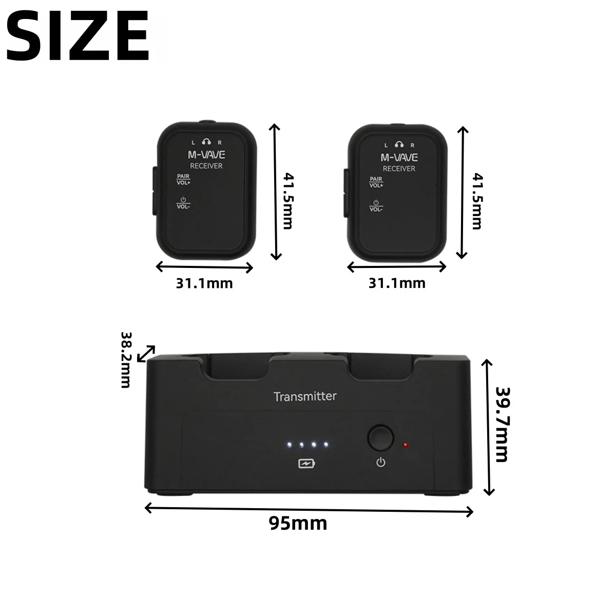 M-VAVE WP-12 무선 인이어 모니터링 시스템,  - In Ear Monitors For Singers 리뷰 및 가격