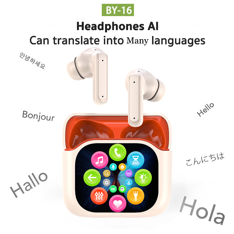 2025 AI 번역 블루투스 이어폰 스마트 디스플레이  - Headphones 리뷰 및 가격