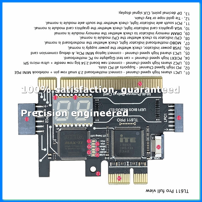 TL611 PRO 진단 카드 데스크탑 및 노트북용 데스 - Laptops 리뷰 및 가격
