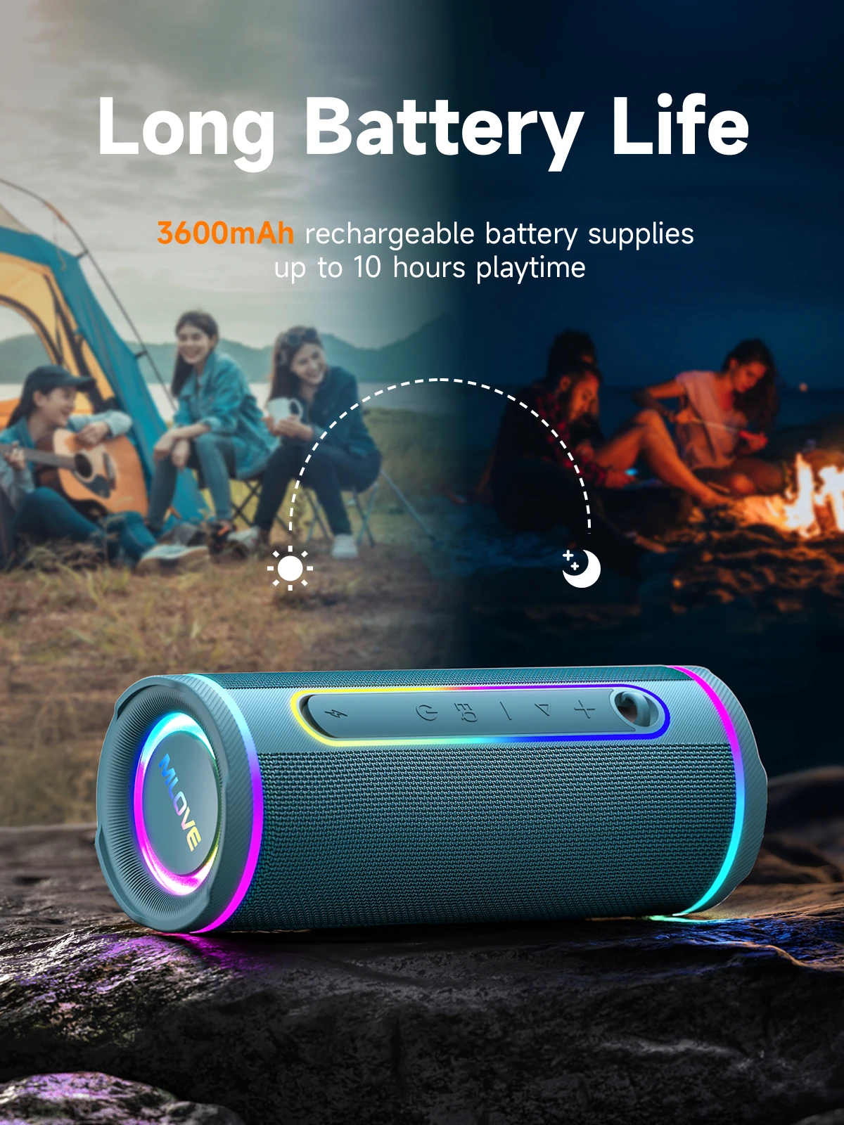 MLOVE 휴대용 블루투스 스피커 – 강력한 듀얼 사운 - Portable Bluetooth Speaker Waterproof Ipx7 리뷰 및 가격