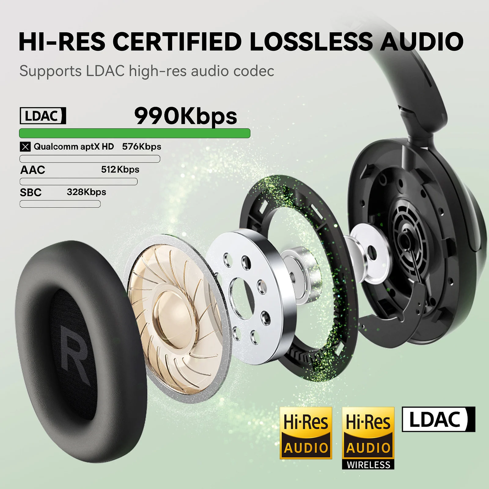 원오디오 A6 ANC 무선 블루투스 6.0 헤드폰 -4 - Anc Wireless Over Ear Headphones 리뷰 및 가격