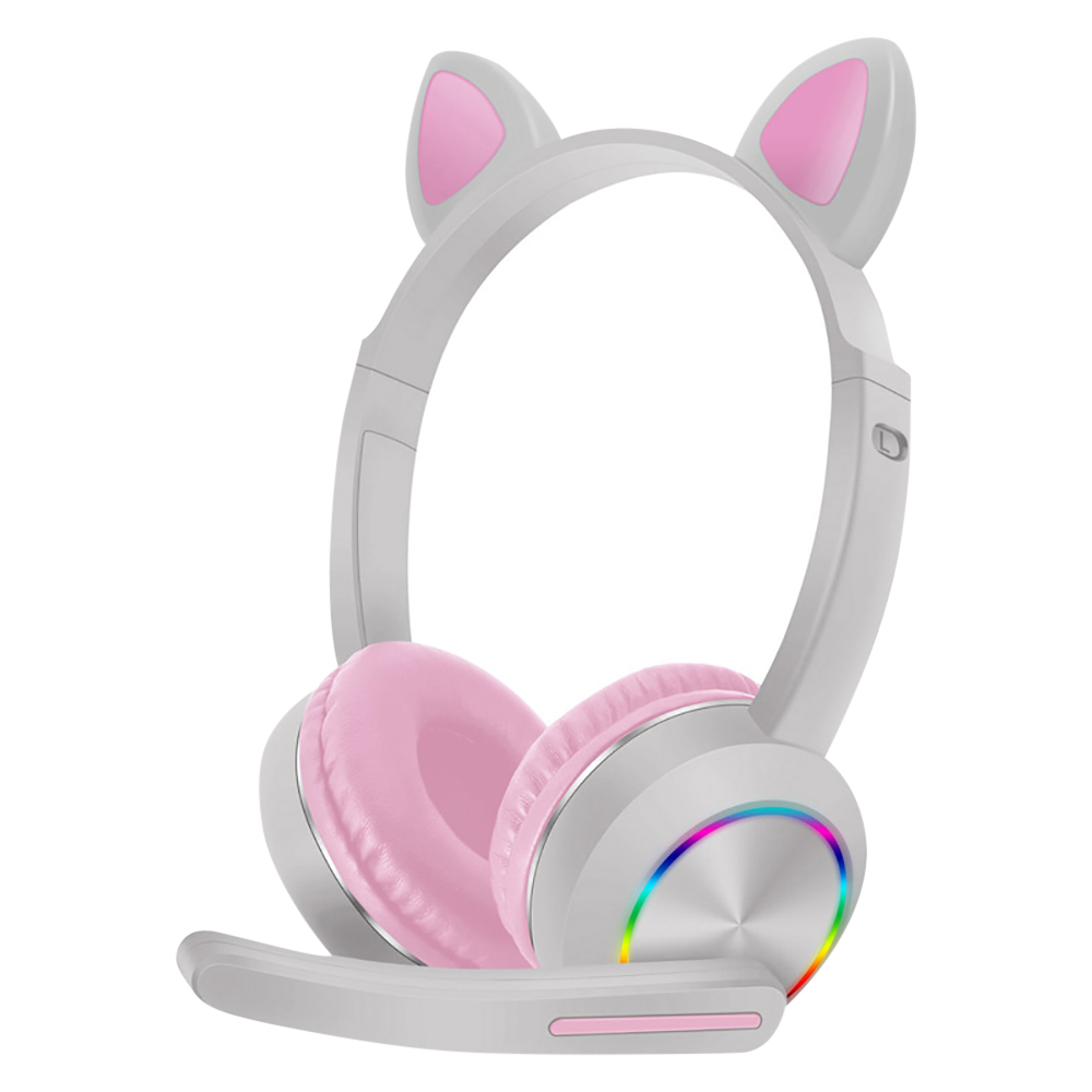 귀여운 고양이 귀 블루투스 헤드폰, LED 무선 헤드셋 - Cat Ear Bluetooth Headset Led 리뷰 및 가격