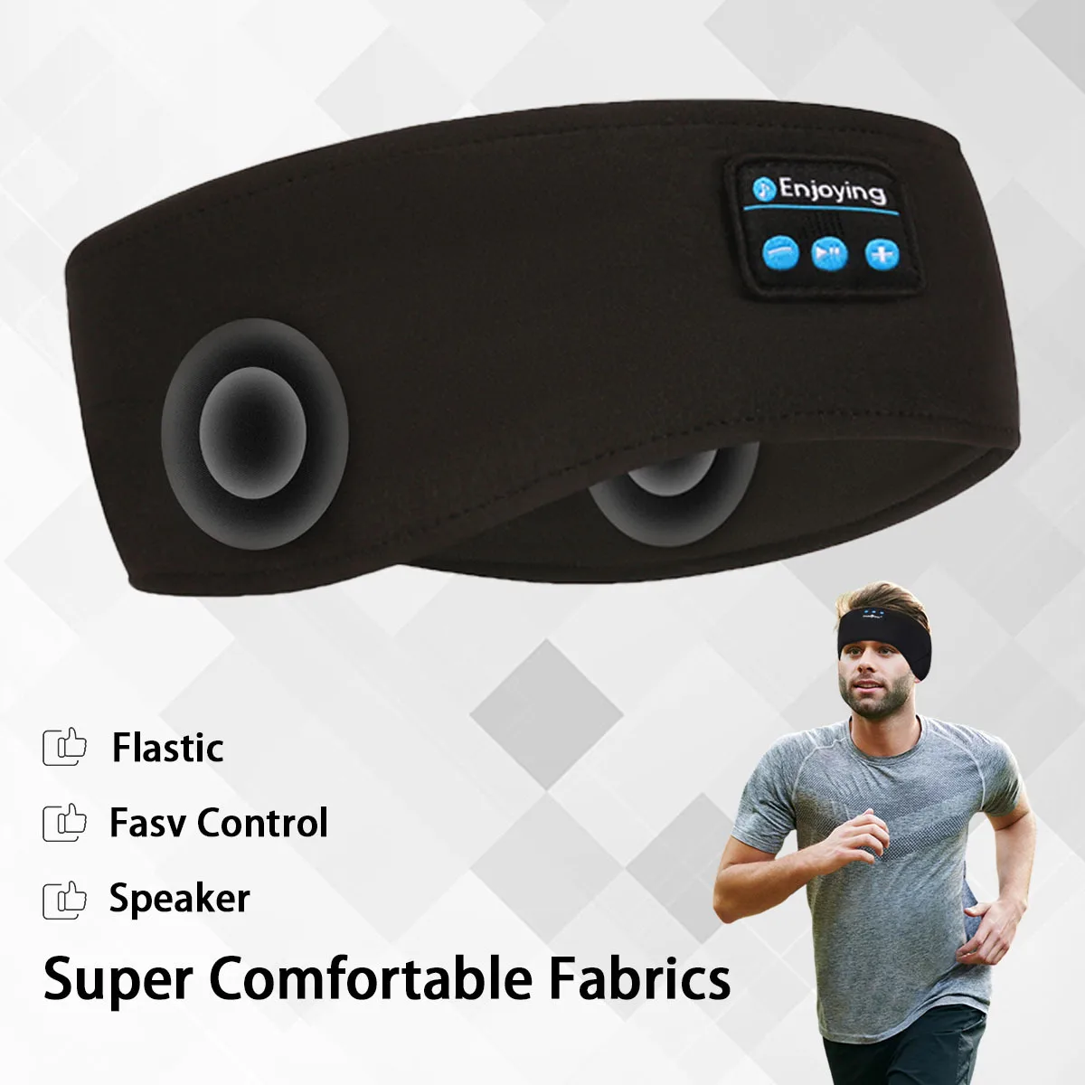 블루투스 이어폰 스포츠 측면 수면용 헤드밴드 탄성 무선 - Sleep Mask Headphones Bluetooth 리뷰 및 가격