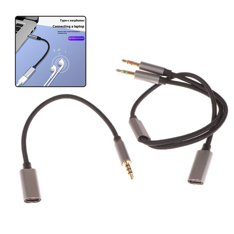 USB C 포트 케이블 변환 이어폰 마이크 3.5mm  - Type C Wired Earphones With Mic 리뷰 및 가격