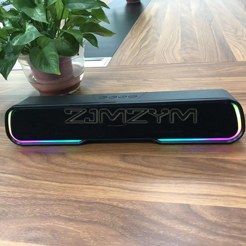 RGB 조명 블루투스 스피커 시어터 사운드바 컴퓨터 스 - Rgb Computer Soundbar For Pc 리뷰 및 가격
