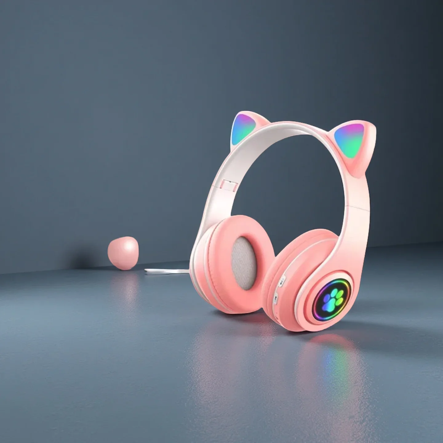 귀여운 고양이 귀 디자인 LED 무선 블루투스 헤드셋  - Cat Ear Bluetooth Headset Led 리뷰 및 가격