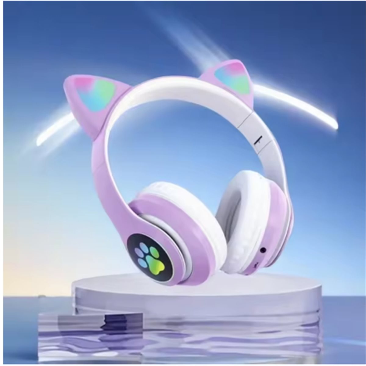 DT75BG 귀여운 고양이 귀 블루투스 호환 헤드셋 L - Cat Ear Bluetooth Headset Led 리뷰 및 가격